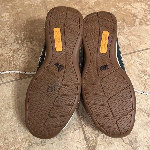 NWOT Rockport Works Sailing Club Leather Boat Shoe Sz 9.5 - Picture 7 of 8